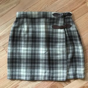Vintage 90s Gap Plaid Wrap Skirt - Friends Rachel